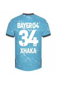 Fotbalové Dres Bayer Leverkusen Granit Xhaka #34 Třetí Oblečení 2023-24 Krátký Rukáv